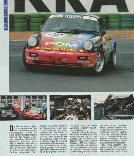 Porsche Carrera RS Cup.